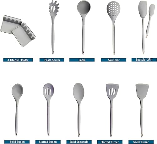 Miniatura 2 de G&S Design Juego de herramientas de cocina de silicona de 12 piezas