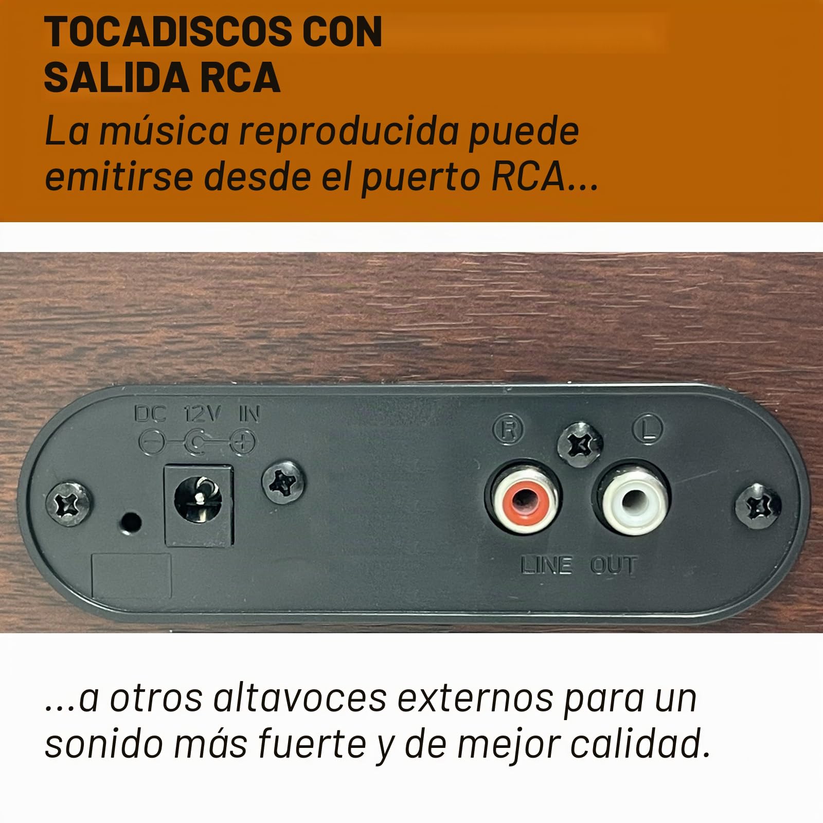 Trevi TT 1030 BT Tocadiscos con Mueble de Madera, conexión Audio inalámbrica Entrada/Salida, Reproductor de vinilos 33/45/78 RPM, Salida RCA, Altavoces incorporados