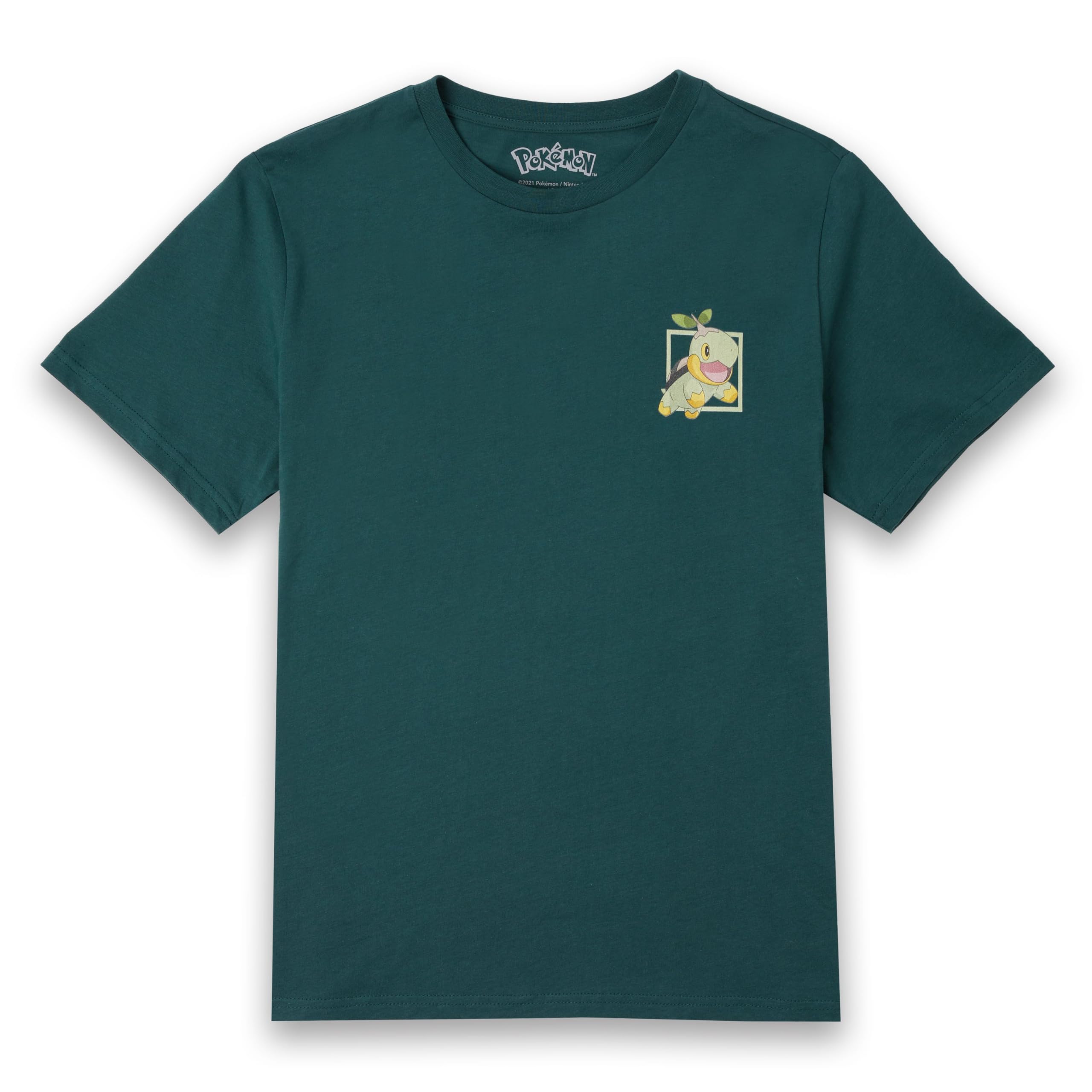 Zavvi Unisex Multi Pokémon Turtwig T-Shirt - Green M