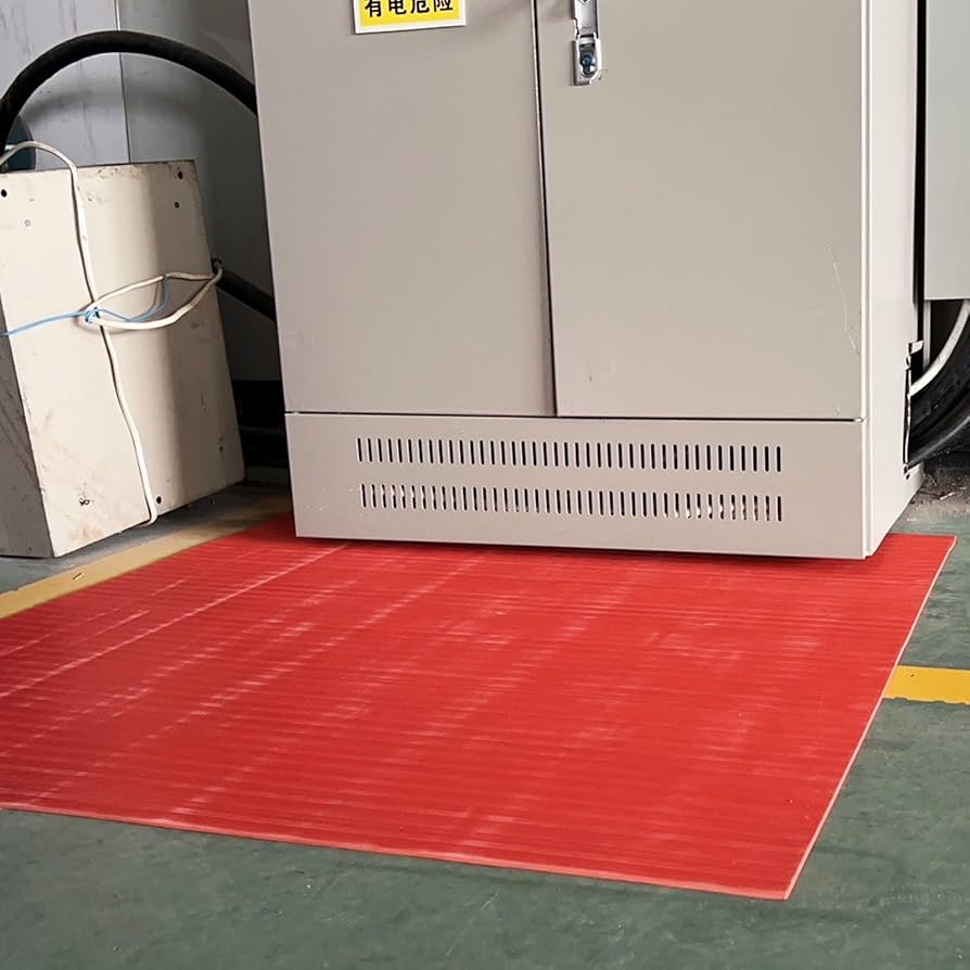 絶縁ゴムマット ゴム絶縁マット 厚さ3、5、6、8、10mm 変電所