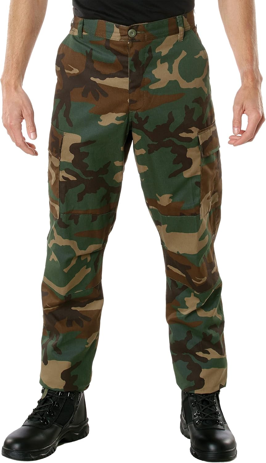 Rothco Relaxed Fit Zipper Fly Tactical BDU Pants – Cargo Hiking EDC Work Uniform - Image 5