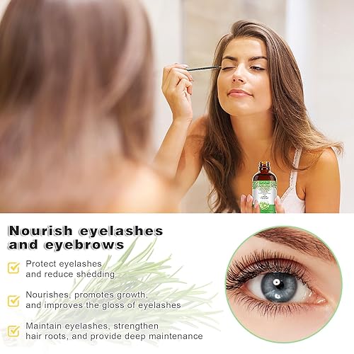 Miniatura 5 de Aceite de romero para el crecimiento del cabello, aceite esencial de romero multiusos de 4.04 onzas líquidas para el crecimiento del cabello, nutre