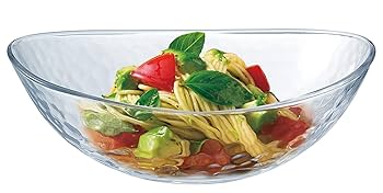 クリスタルガラスオーバルボール Amazon｜東洋佐々木ガラス 大鉢 約24×17.9×7.9cm グラシュー