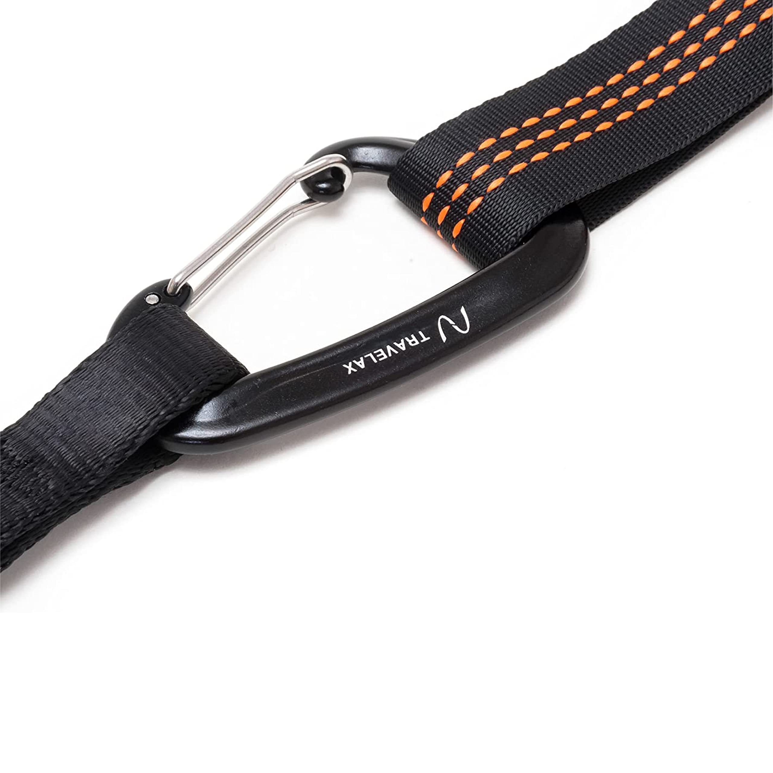 Travelax Moschettoni In Alluminio - 2 Pezzi, Porta A Scatto, Carico 500kg