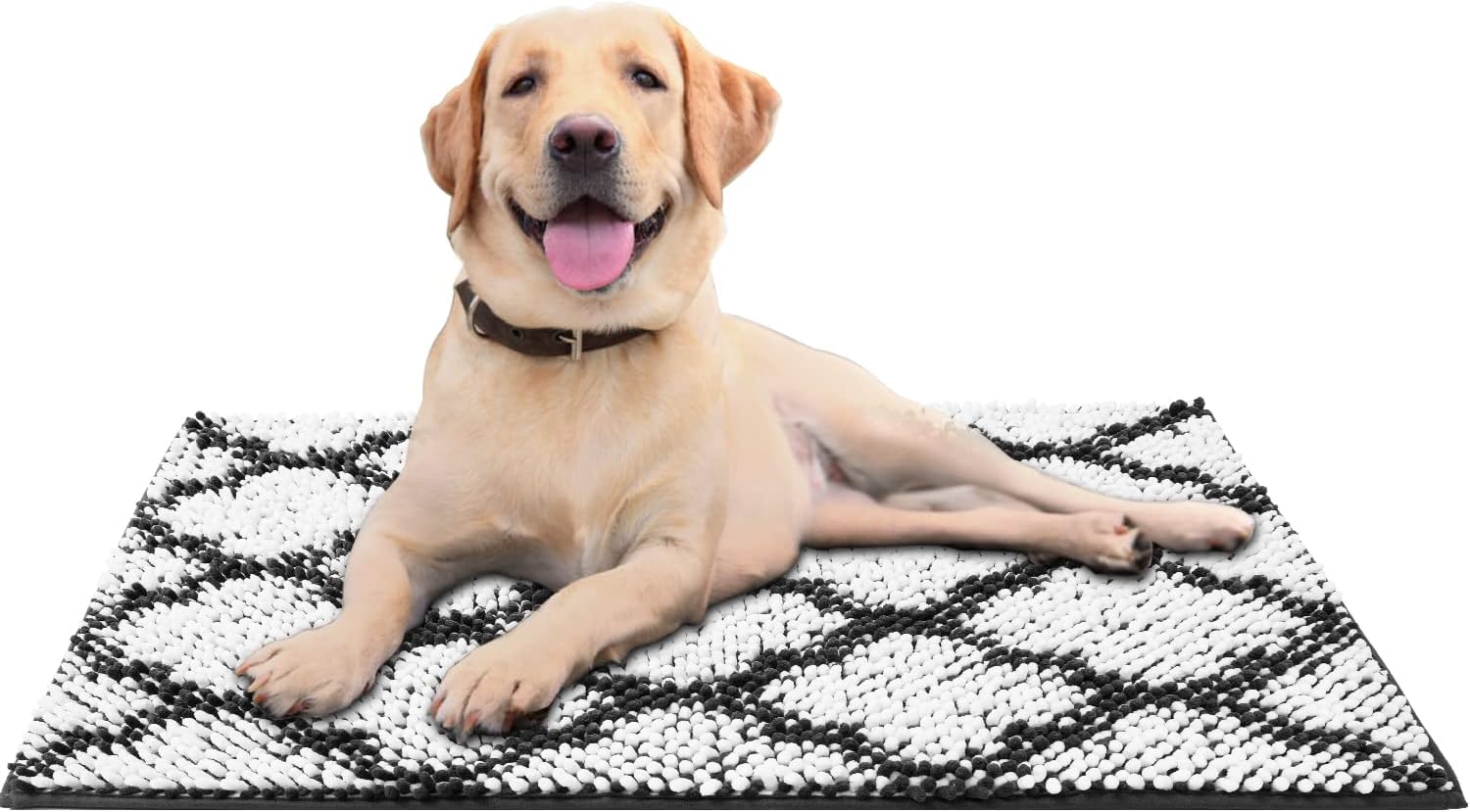 Dog Paw Doormat, Super Absorbent Inside Chenille Mats Rug