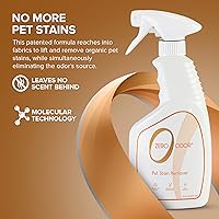 Vista 2 de Zero Odor - Quitamanchas y eliminador de olores para mascotas - Elimina permanentemente las manchas y el olor con tecnología patentada, lo mejor