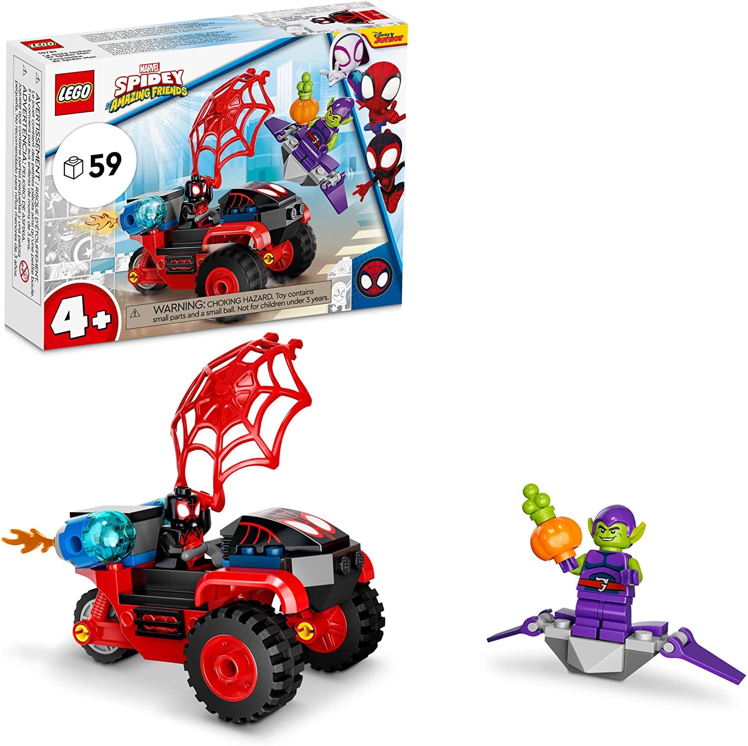 See full amazon price history chart for JAIMAN TOYS Lego 10781 Marvel Spidey and His Amazing Friends Miles Morales, Spider-Mens Techno Trike Building Kit, Miles Morales Set, Idea for Kids (Red) (59 pieces) JAIMAN TOYS Lego 10781 Marvel Spidey and His Amazing Friends Miles Morales, Spider-Mens Techno Trike Building Kit, Miles Morales Set, Idea for Kids (Red) (59 pieces) (B09V5BM63Z) Amazon Price History, Amazon Price Tracker