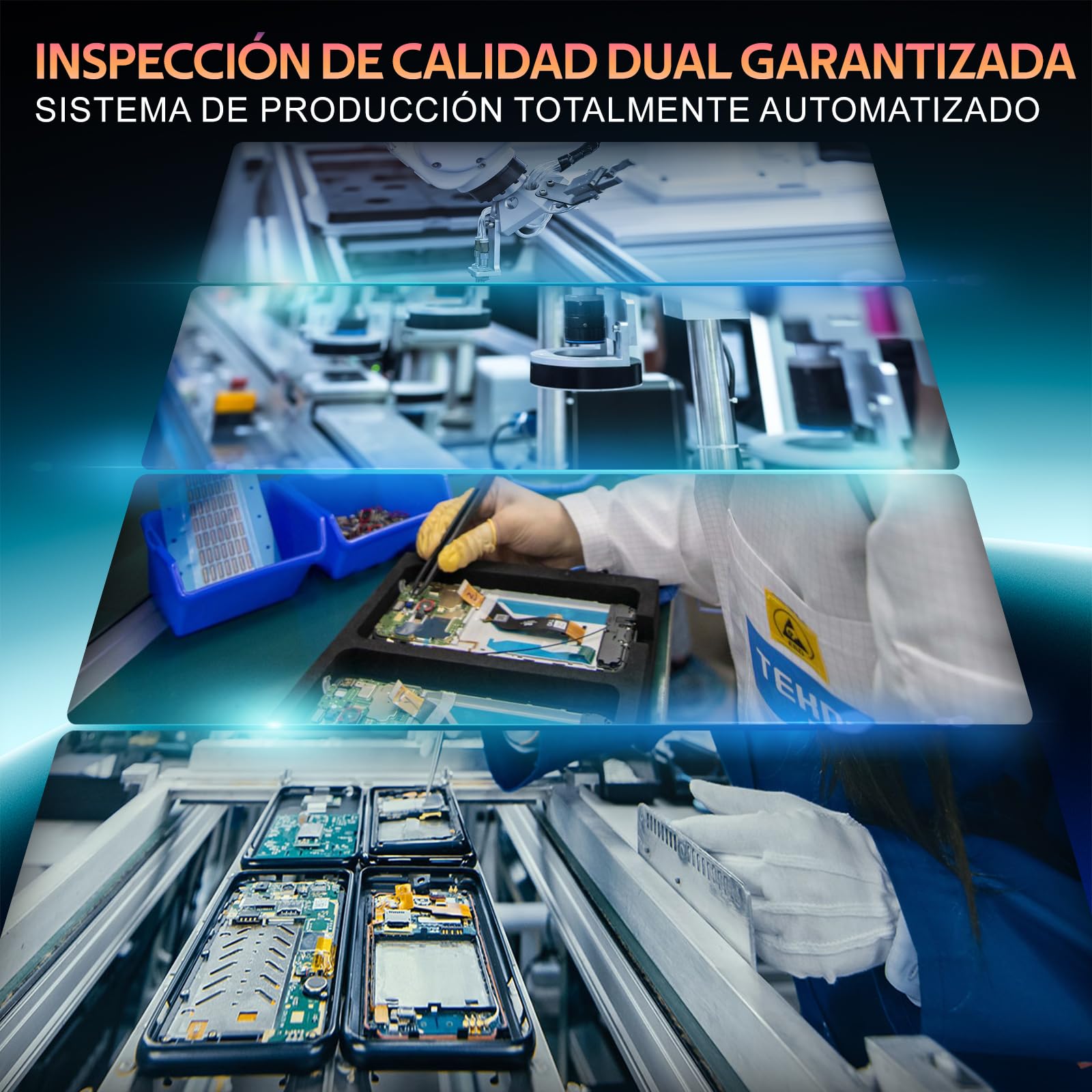 Puerto de Carga para Samsung Galaxy S24 Ultra Kit Reparación | Conector de carga flex de carga placa de carga charger port con micrófono y kit reparación.