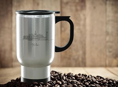 Vista 410 de TJ Originals - Taza de café Boston Massachusetts, regalo de taza de café de recuerdo de viaje turístico, taza de cerámica Skyline de 11 oz, taza