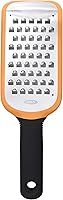 OXO Good Grips Etched Coarse Grater - Sharp Stainless Steel for Cheese, Potatoes, Zucchini, Onions & Apples, Orange
