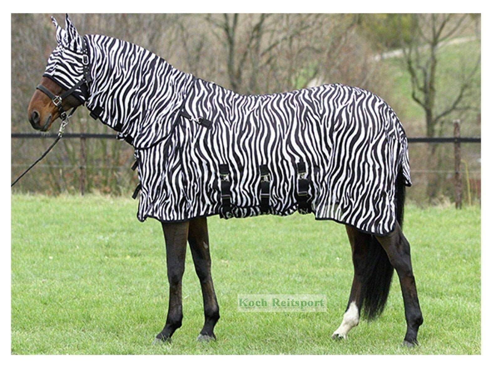 Fliegendecke Zebra Halsteil abnehmbar (145cm)