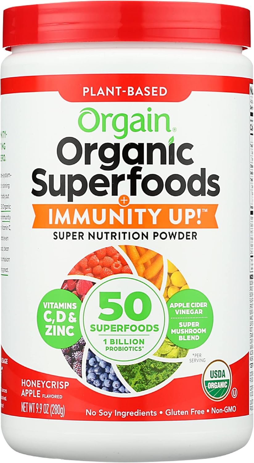 Orgain Organic PlantBased Superfoods + Immunity Up Powder