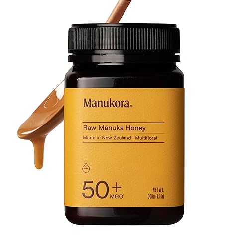 Manukora MGO 50+ - Miel de manuka cruda multifloral de Nueva Zelanda, auténtica miel pura sin OMG, certificado MGO, rastreable de colmena a mano
