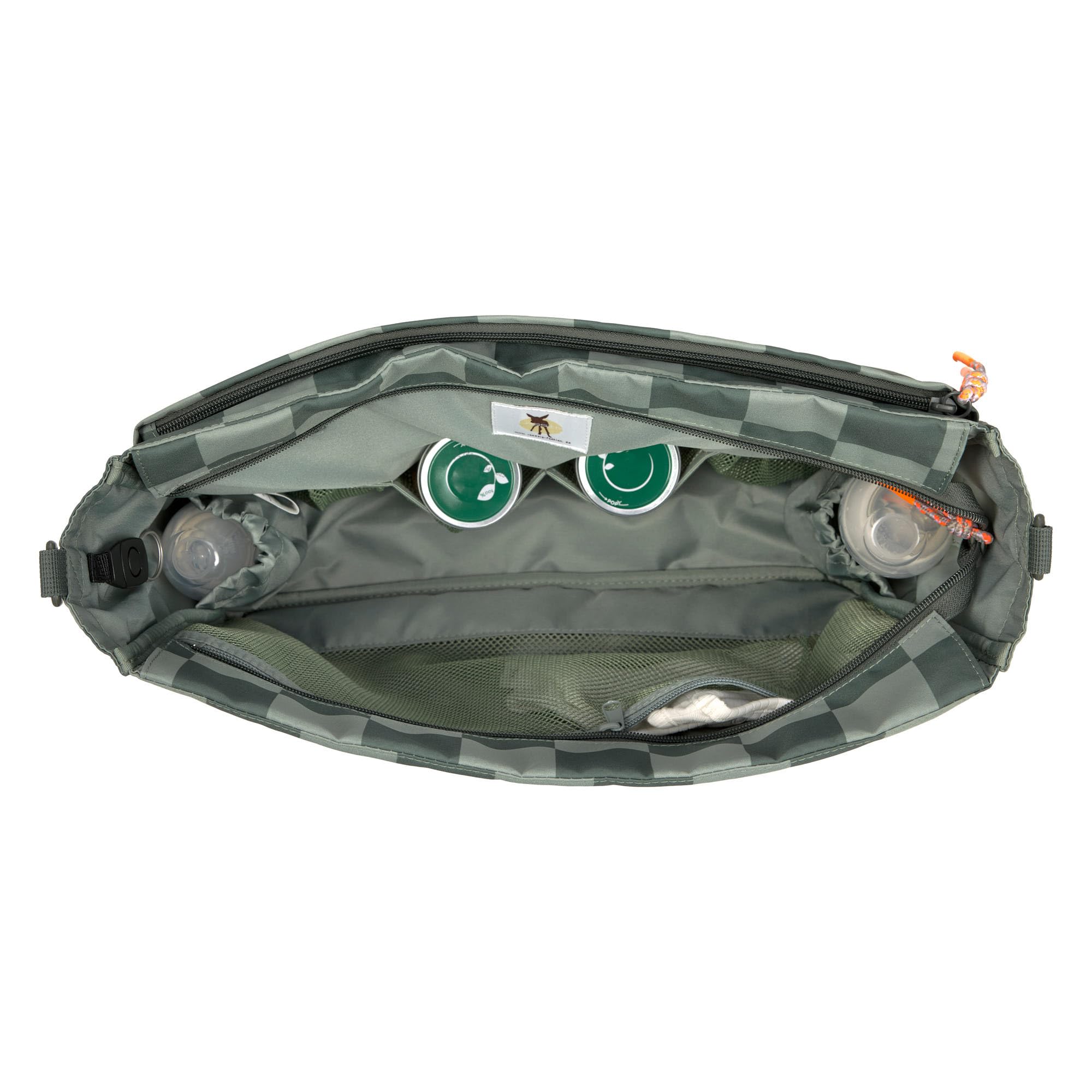 Lässig Bébé Organisateur de poussette Organisateur de sac avec fixation pour poussette et bandoulière/Casual MIX Multi Bag