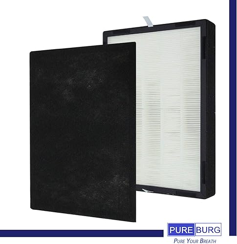 Miniatura 3 de PUREBURG LP350 Juego de filtros HEPA de repuesto compatible con LivePure LP-HF350 LP-PF900 compatible con purificadores de aire LivePure LP350TH y