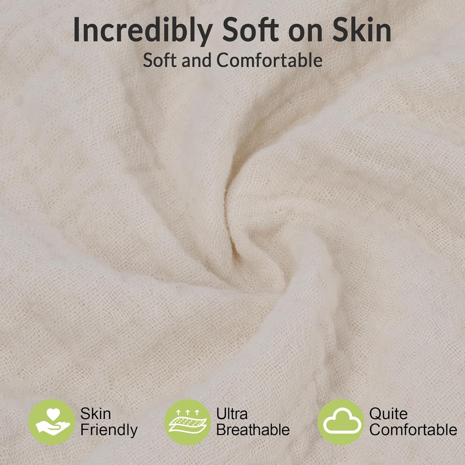 Toddler Pillowcases for 14"x20" Pillow 2 Pack, Muslin Small Toddler Baby Kids Travel Pillow Covers for Boys Girls with Envelope Closure (Beige & Sage, 14 x 20 Inch)