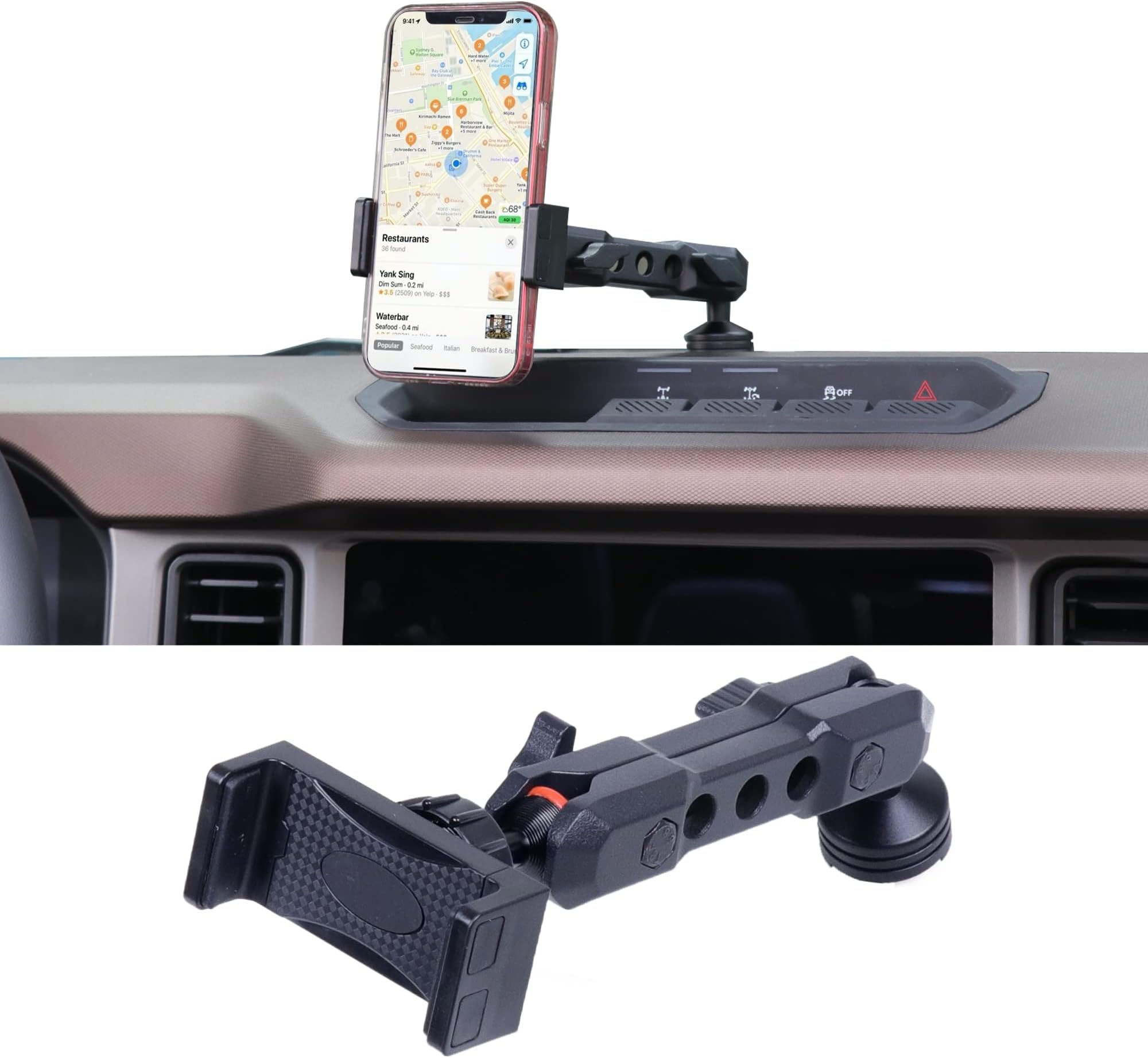 Voswitch BP01 Phone Mount Pack for Ford Bronco 2021 to