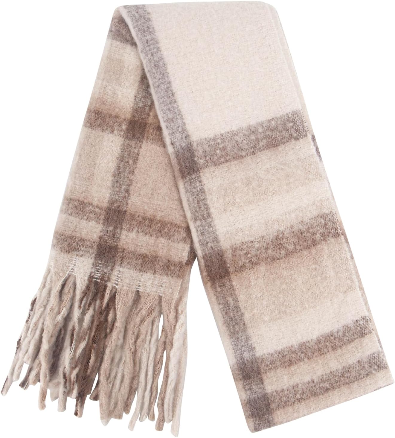 MissShorthair Oversized Chunky Blanket Scarf for Women Winter Warm Colorful Big Scarfs Plaid Thick Scarves Soft Fluffy Shawl - Image 6