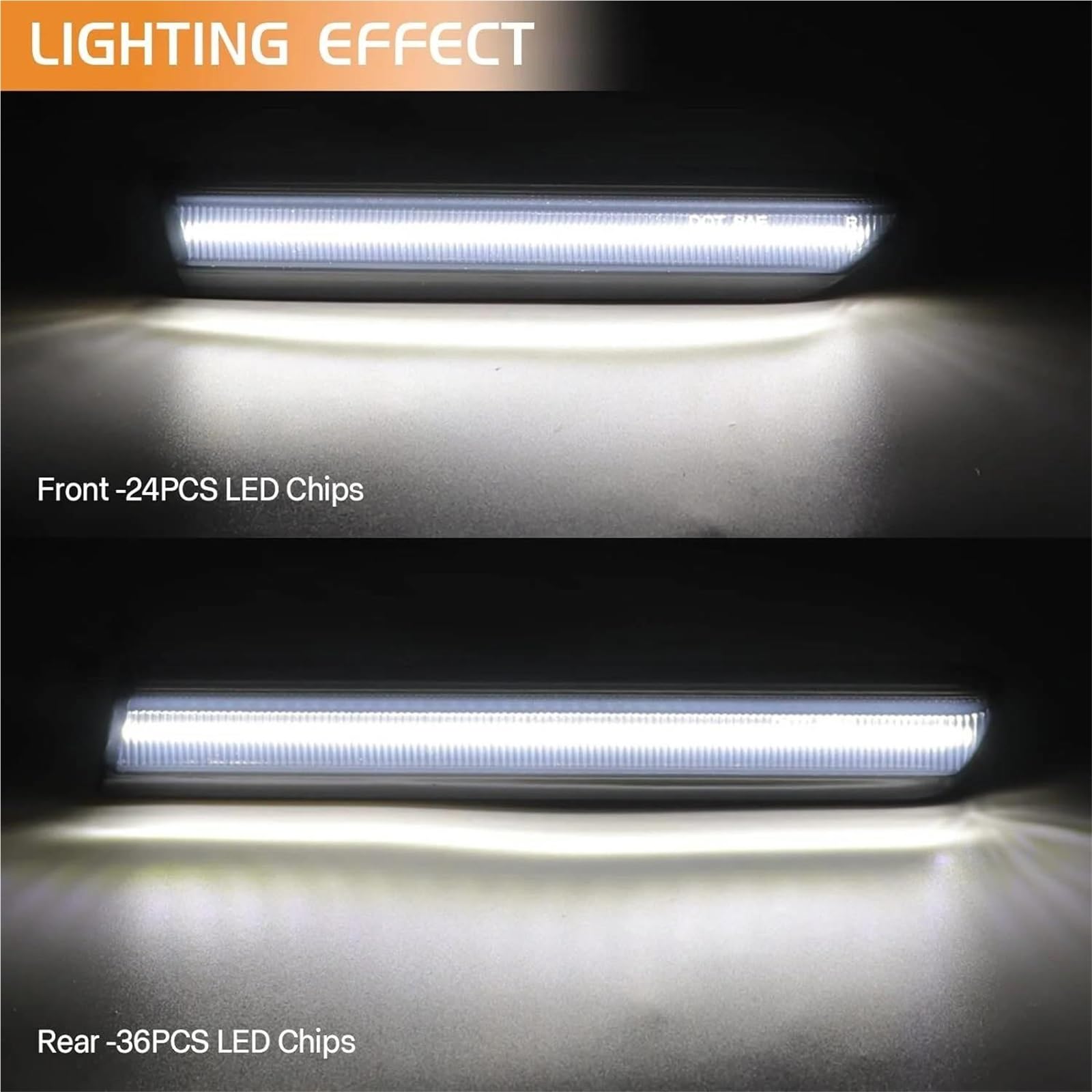 Para Acura TL 2004-2008 Luces Posición Laterales LED Delanteras Y Traseras
