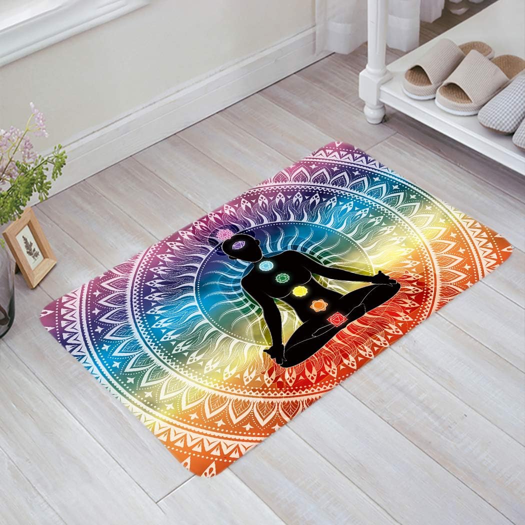 Roggy Yoga Doormats Asian Decor Rug MatMeditation Aura