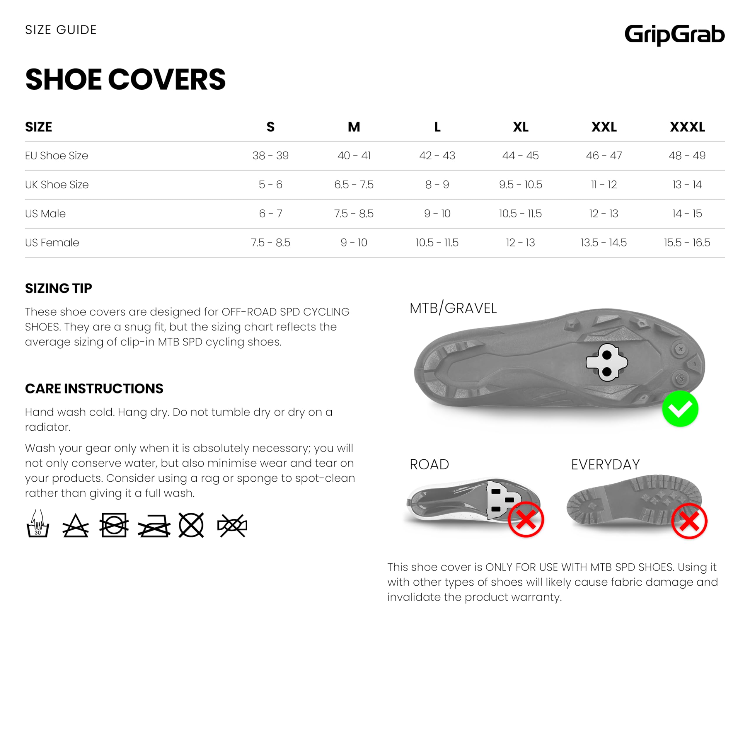 GripGrab Raceaqua X Wasserdichte Winddichte MTB Cx Gravel Aero Überschuhe Radsport Überzieher/Gamaschen für Regen Wetter, Copriscarpe da Bicicletta. Unisex Adulto