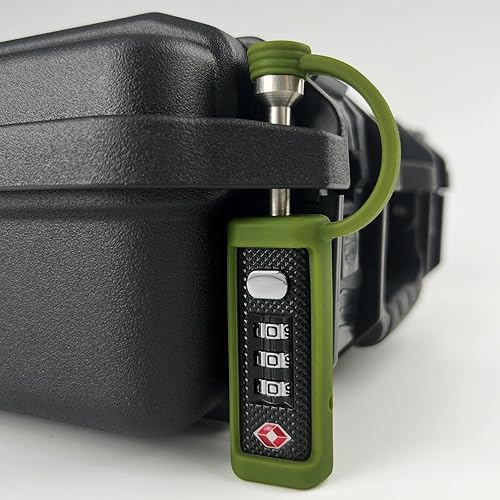 Miniatura 1 de LAFENLIN Gun Case Locks TSA Approved,Heavy Duty Locks for Gun Case,Cut-Proof Case Padlocks for Pistols and Rifles,Tactical Gun Locks