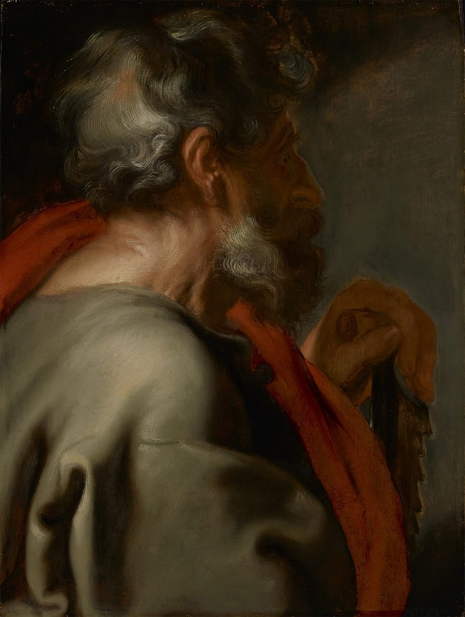 POSTERIIk Vintage Art Print Images Pictures Print the Apostle Simon by Van Dyck Modern Colour Posters for Office Home Decor 60x90cm