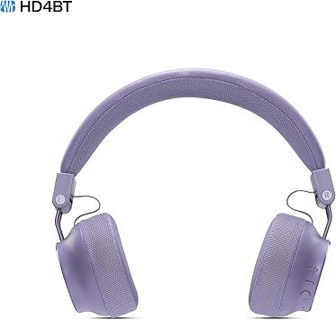 PreSonus Eris HD4BT Over-Ear Closed-Back Wireless Headphones, Bluetooth, ANC Noise Cancelling, Up to 60 Hours Battery Life, Studio Headphones for Mixing, Monitoring, Recording, Mystic Purple