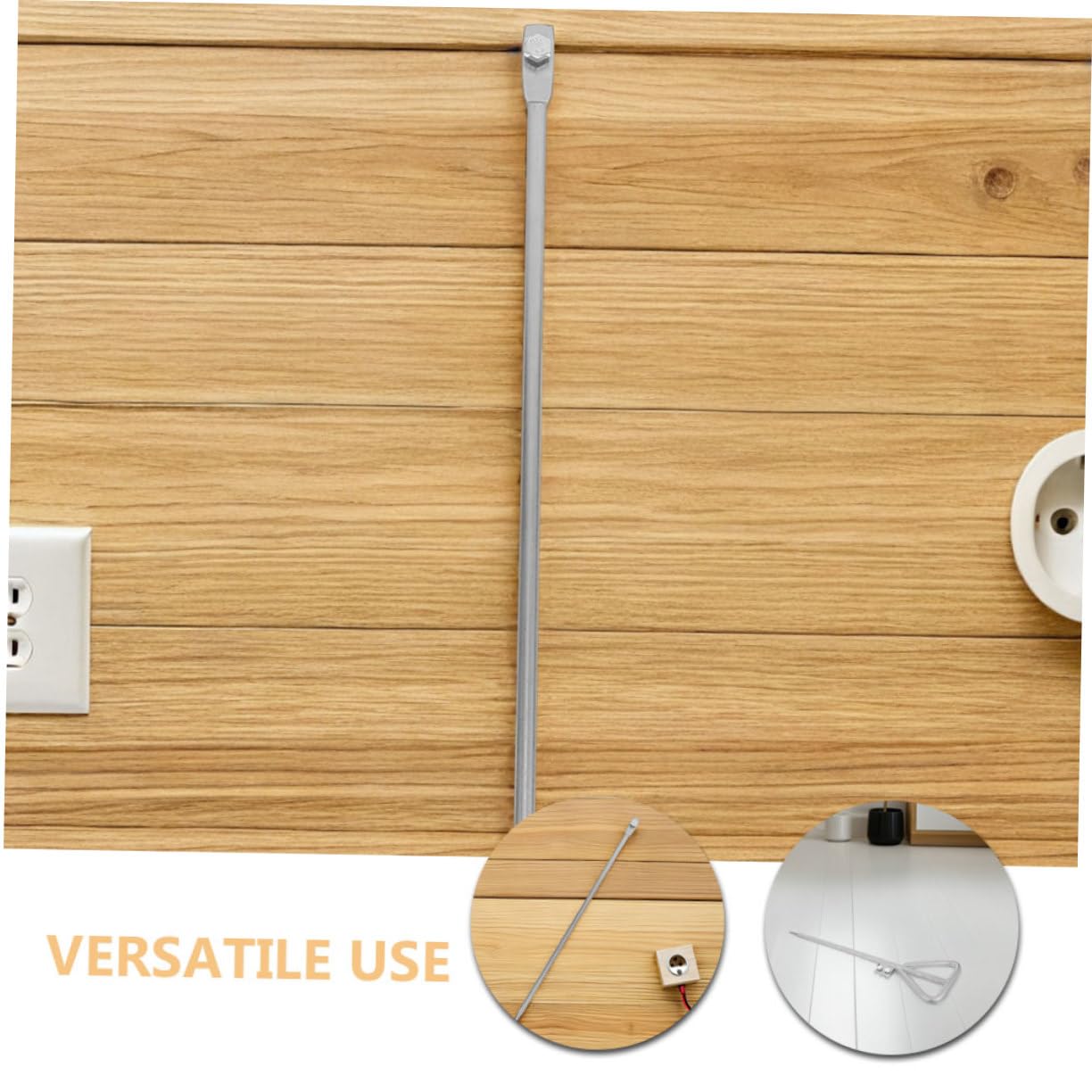 UKCOCO 2 Piezas Varillas Galvanizadas para Eléctricas y Generadores Resistentes y Adaptables para Uso Exterior Sistemas Eléctricos Instalación Fácil Todo Tipo de
