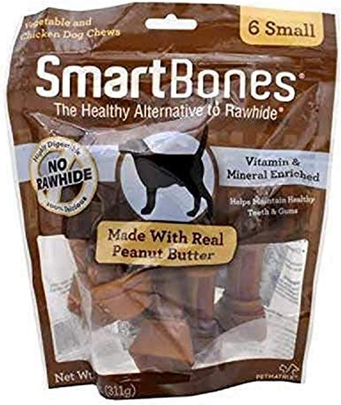 Smartbones RawhideFree Dog Chews, Made with Real Peanut Butter Amazon.ca Pet Supplies
