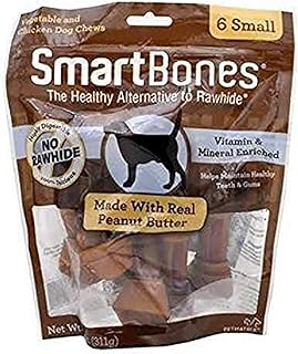 SmartBones Small Chews, Treat Your Dog to a Rawhide-Free Chew Made with Real Meat and Vegetables
