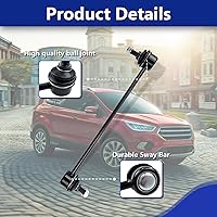 Vista 4 de Enlace de barra estabilizadora, K80880 Enlace de barra estabilizadora con junta esférica Compatible con Ford Escape 2013-2018, Ford Focus 2012-2018
