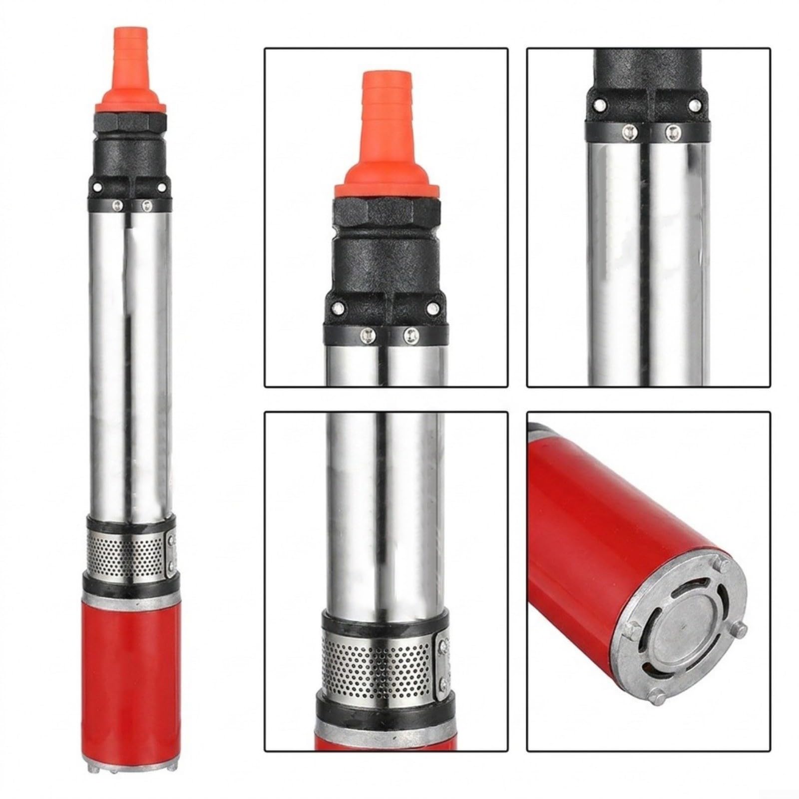 Pompa sommersa per irrigazione e campeggio, 12 V CC, altezza di portata 25
