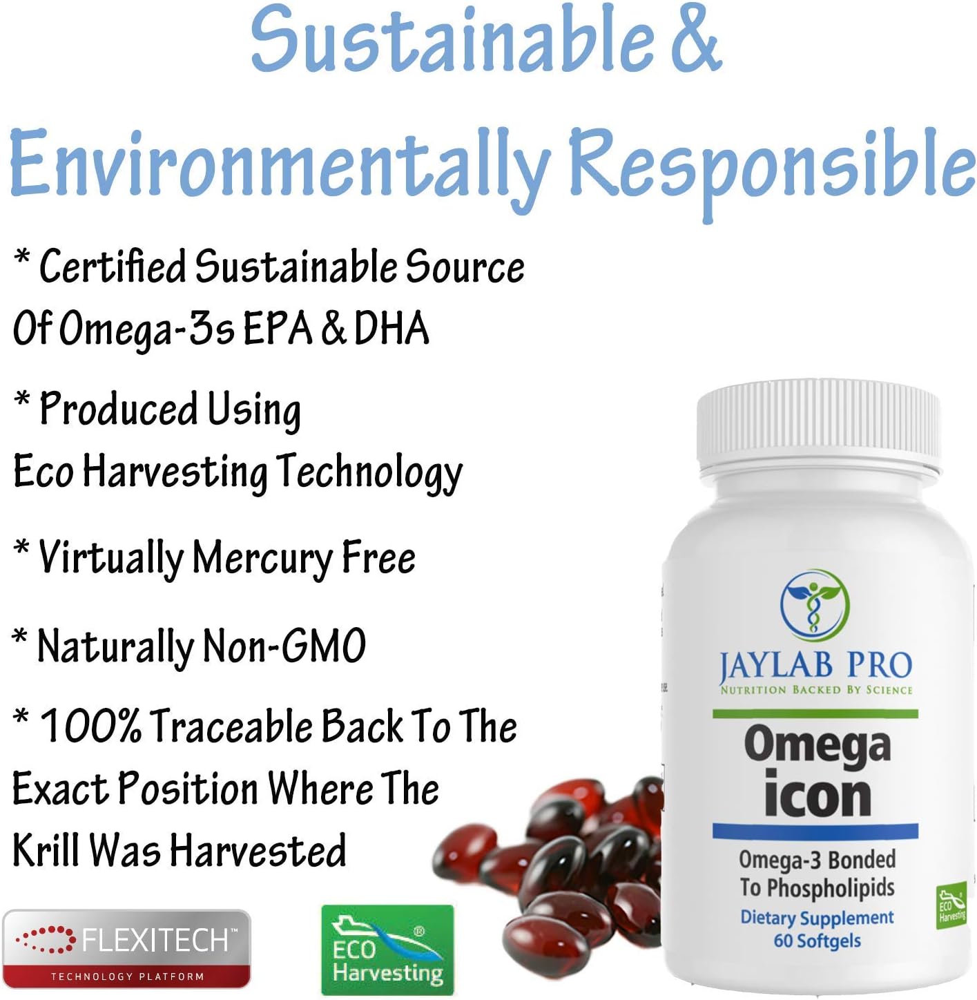 Omega Icon Antarctic Superba Boost Krill Oil Supplement– Phospholipid Bound Omega-3 Supplements, Astaxanthin, Supports Heart Health, 1000mg-100% Traceable from Sea to Shelf