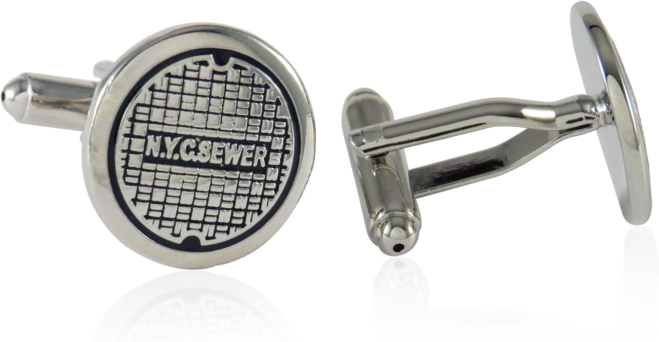 Cuff-Daddy NYC Manhole Cufflinks with Presentation Box