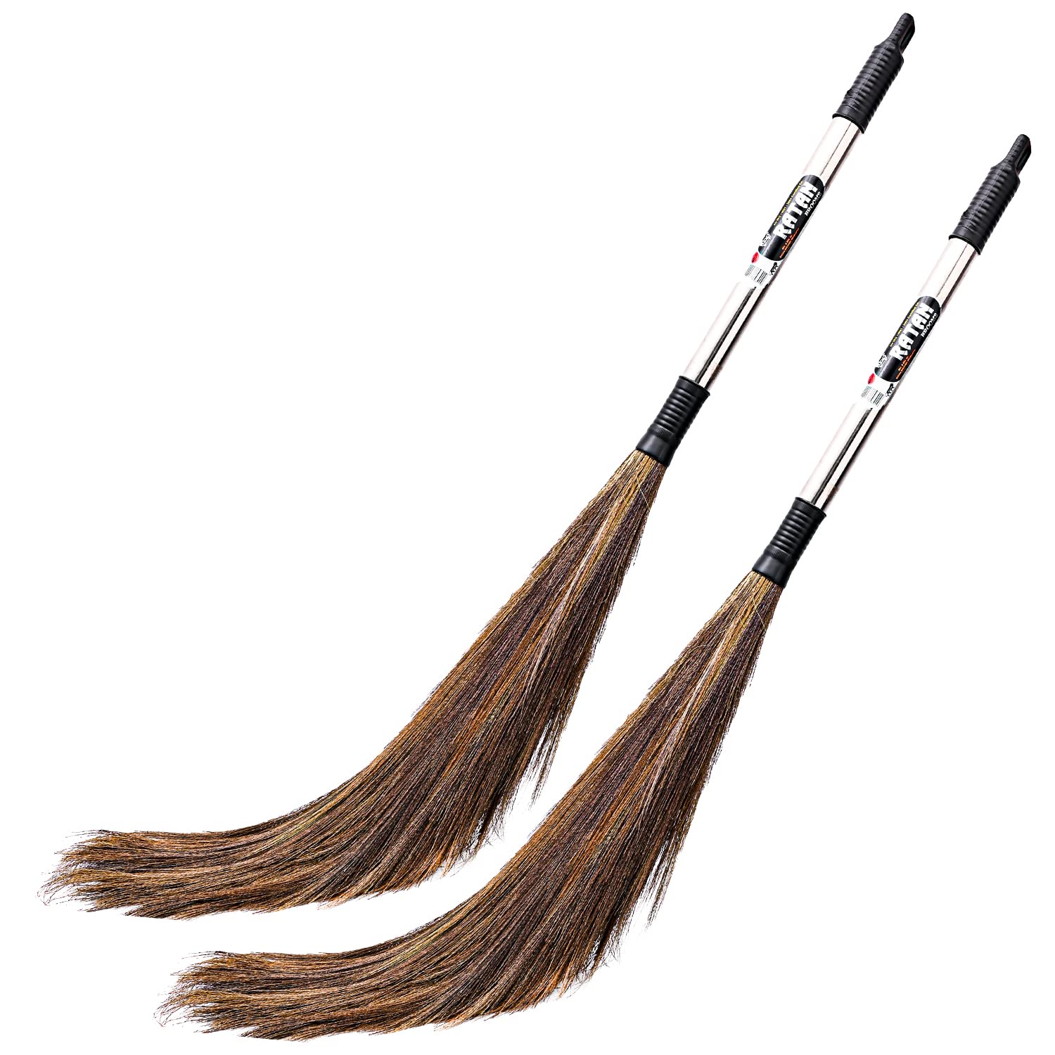RATAN BROOM RBSTL Phool Jhadu Natural Garo Hill Grass with 49.5cm