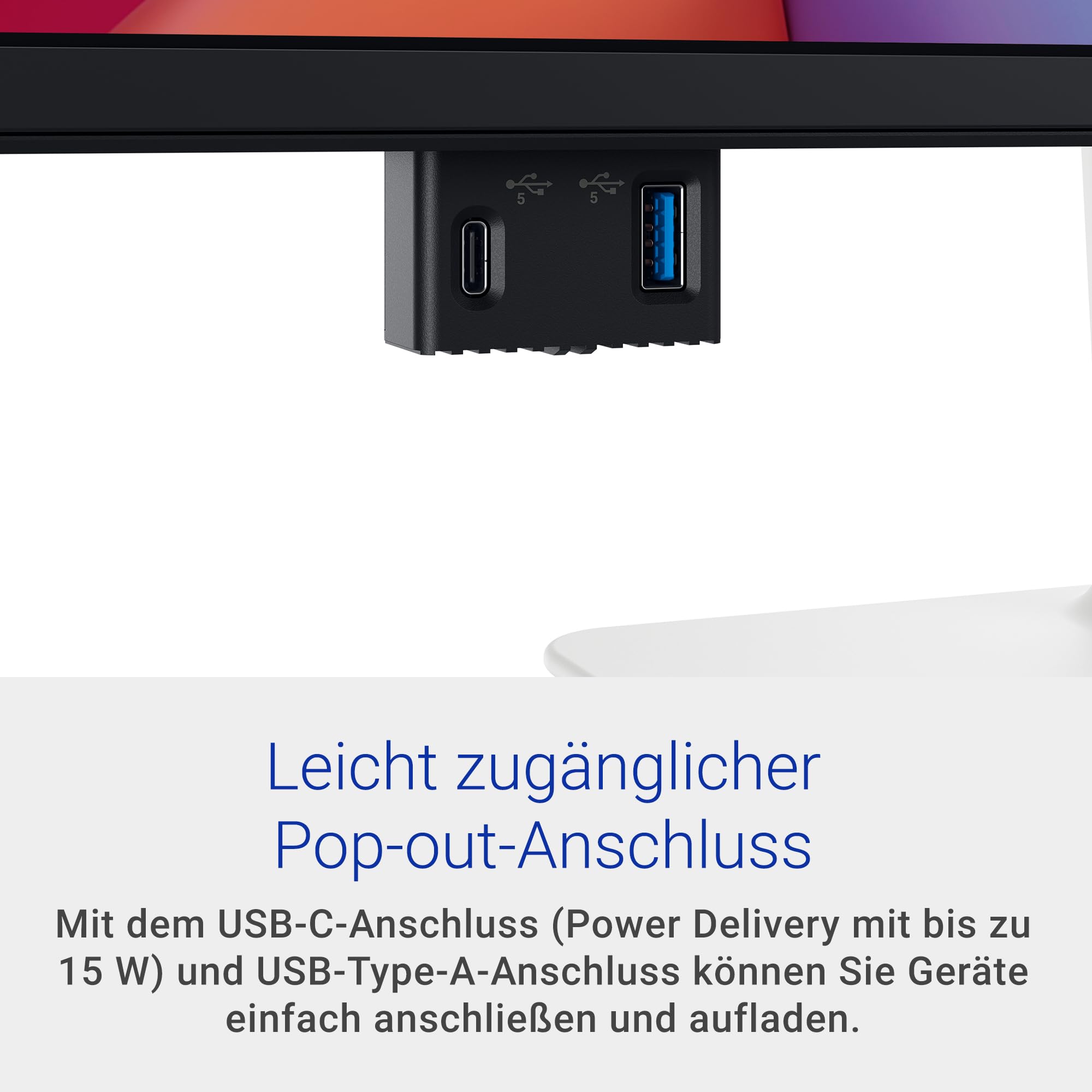 Dell 27 Plus USB-C Monitor S2725DC QHD 2560x1440 144Hz IPS 1ms MPRT AMD FreeSync 99% sRGB Höhenverstellbar