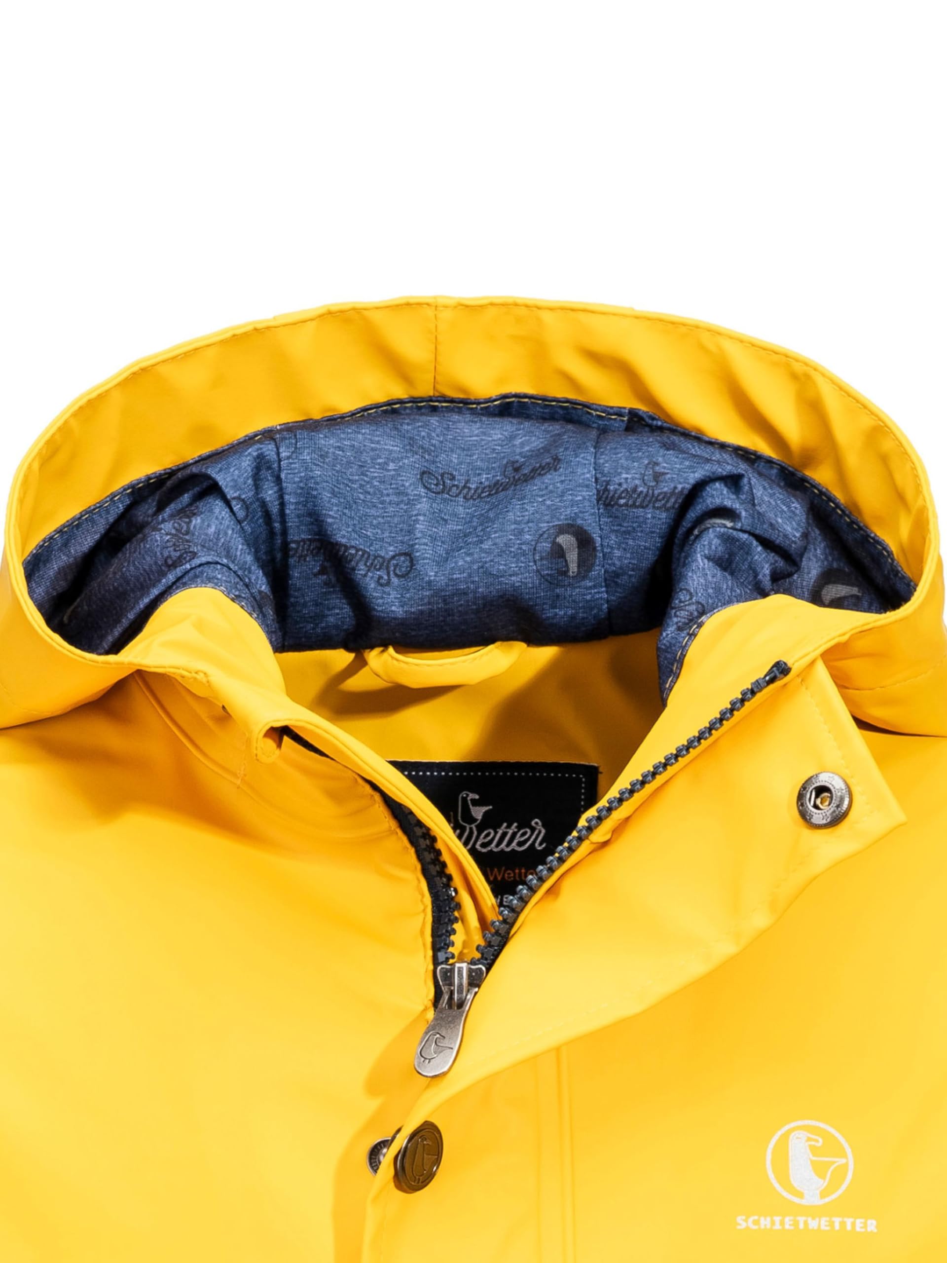 SCHIETWETTER Unisex Kinder Regenjacke Augenklappe Paxton, Friesennerz, verschweißte Nähte