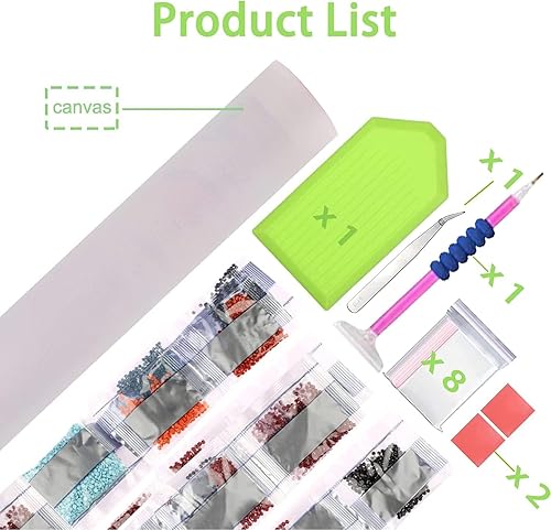 Miniatura 6 de JAKI Kit de pintura de diamantes de árbol de la vida para adultos, kits de arte de diamantes de árbol para adultos, kits de arte de gemas para