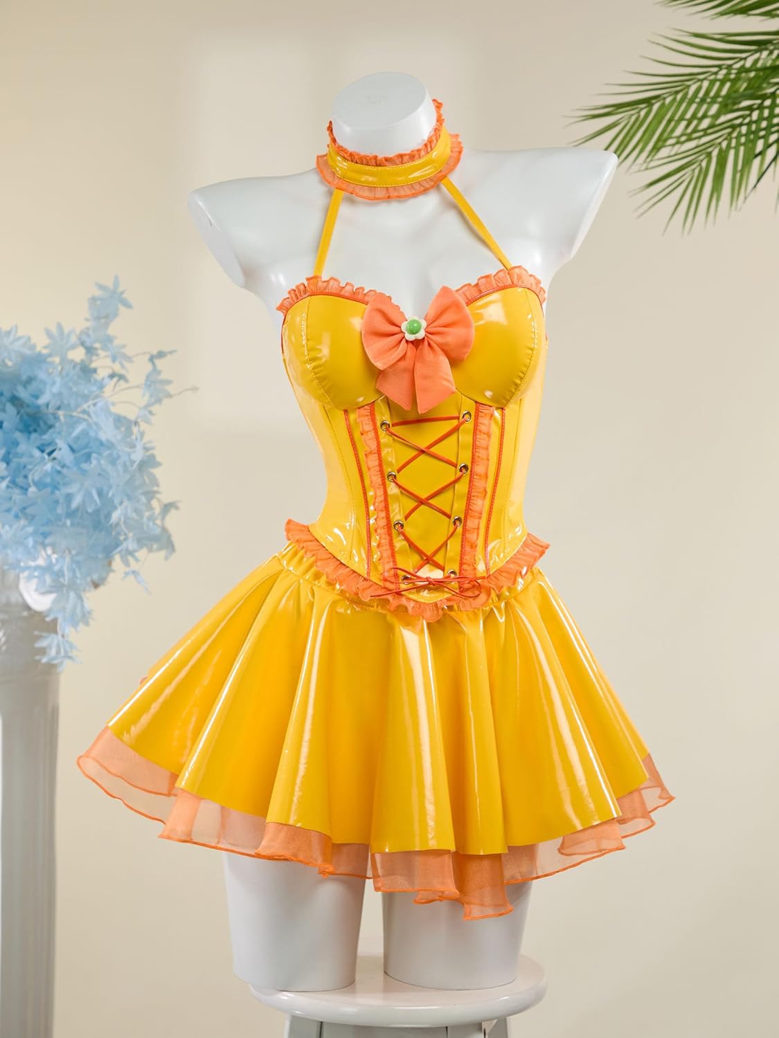 miccostumes Women's Costume Princess Cosplay Corset Skirt Set Top and Skirt with Cape and Removable Skirt Trail