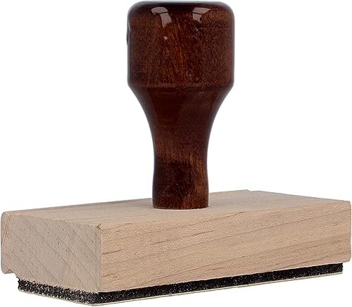 Miniatura 4 de Timbre de fecha de caucho tradicional Extra grande