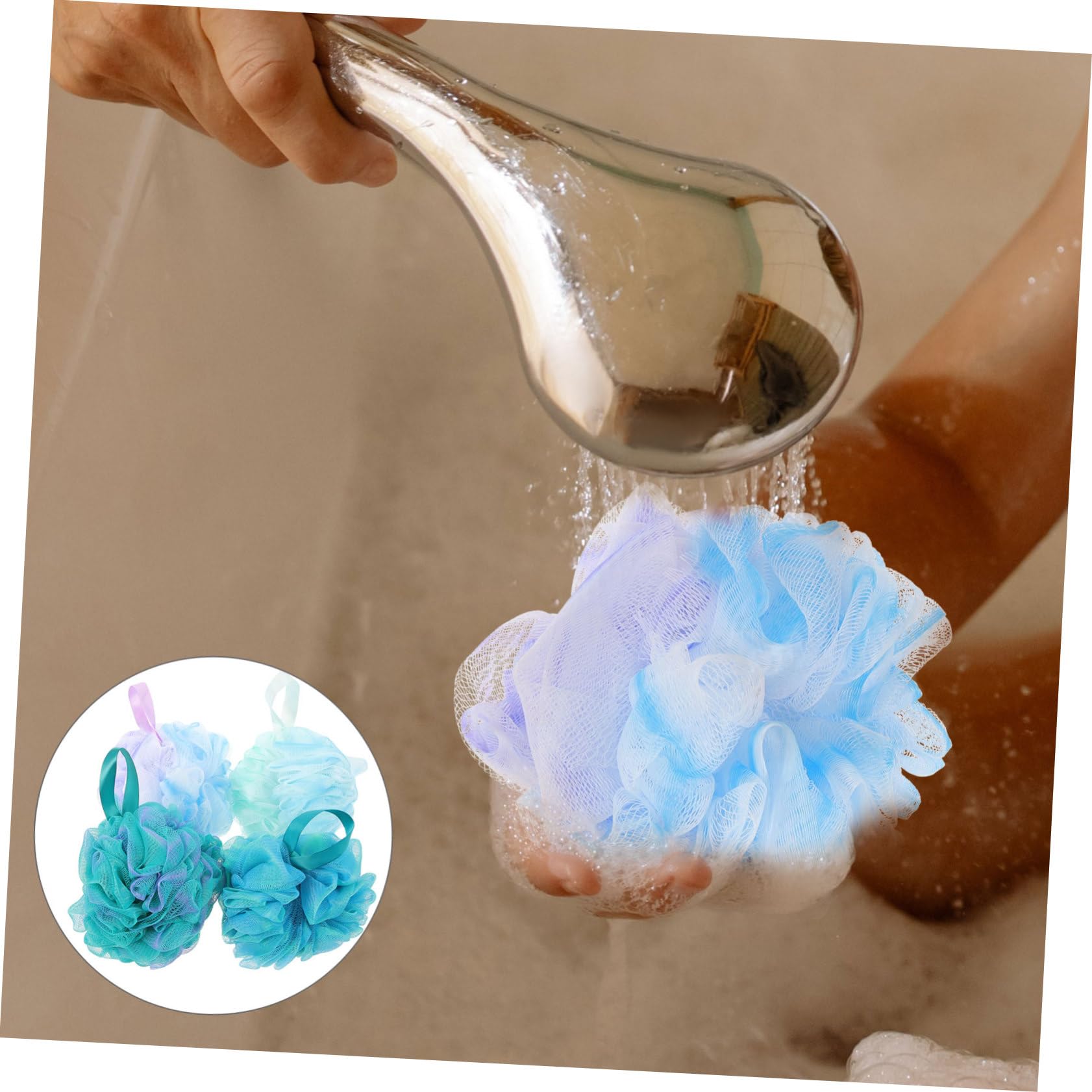minkissy 12 esponjas de baño para, con cordón, para uso diario, bola de baño, esponja de espuma, africana, de red exfoliante africana, de o grandes amantes