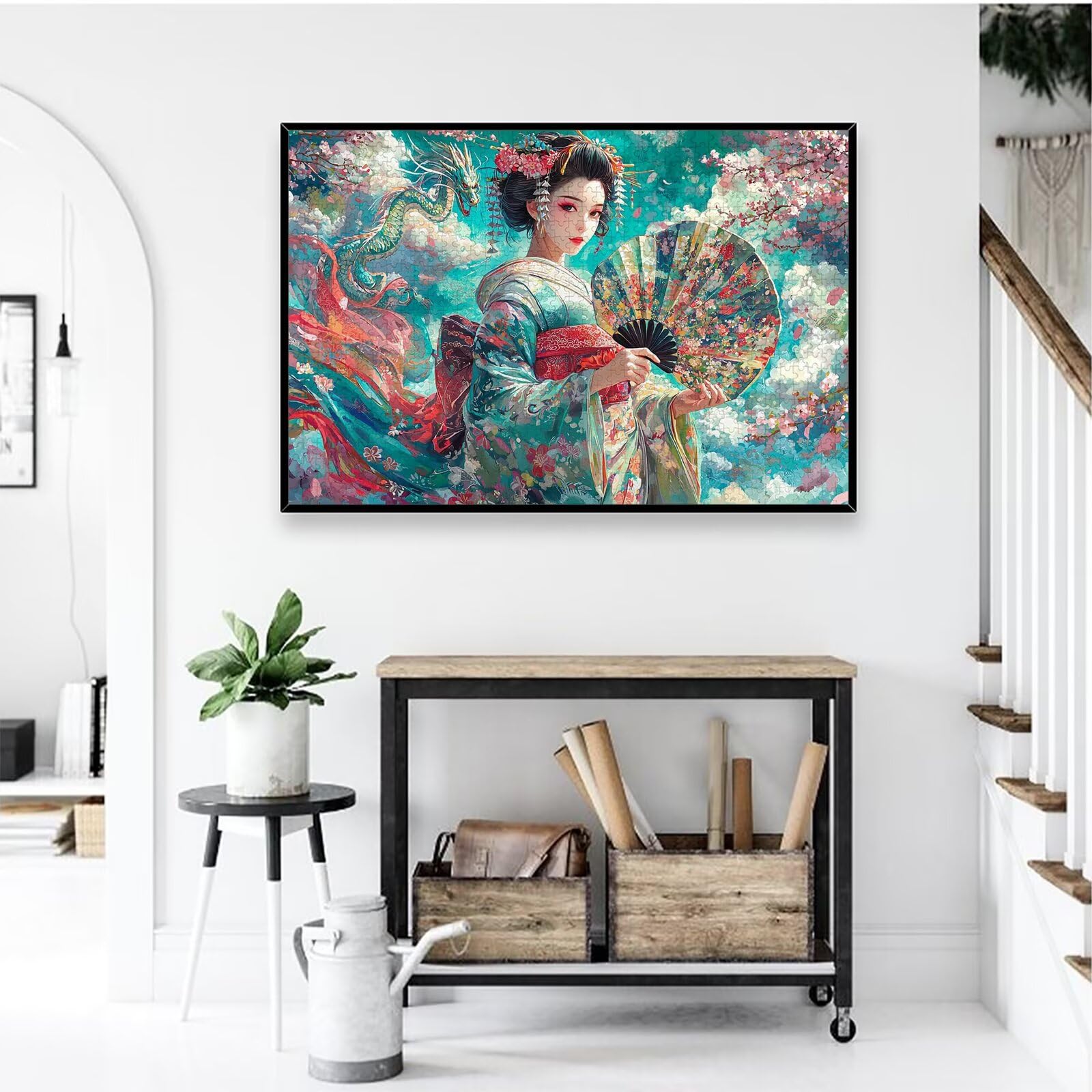 Puzzle 5000 sztuk Japonia, Uroda Puzzle 5000 sztuk dla dorosłych i nastolatków, drewniane puzzle z wykwintnym opakowaniem, rodzinne gry edukacyjne, dekoracje domu, prezent dla dorosłych-1641