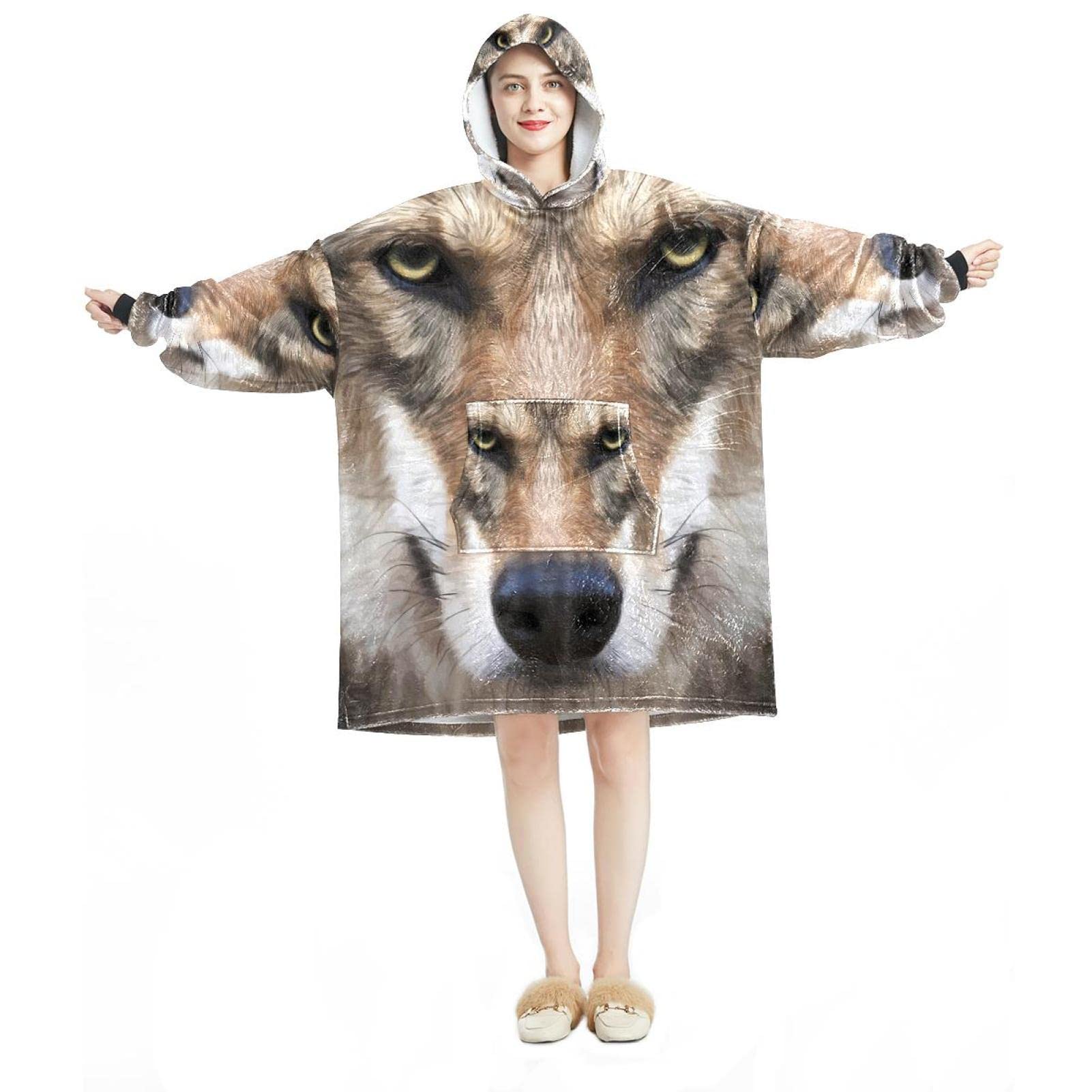 Sweat à capuche surdimensionné flanelle pour vos soirées cocooning et journées détente