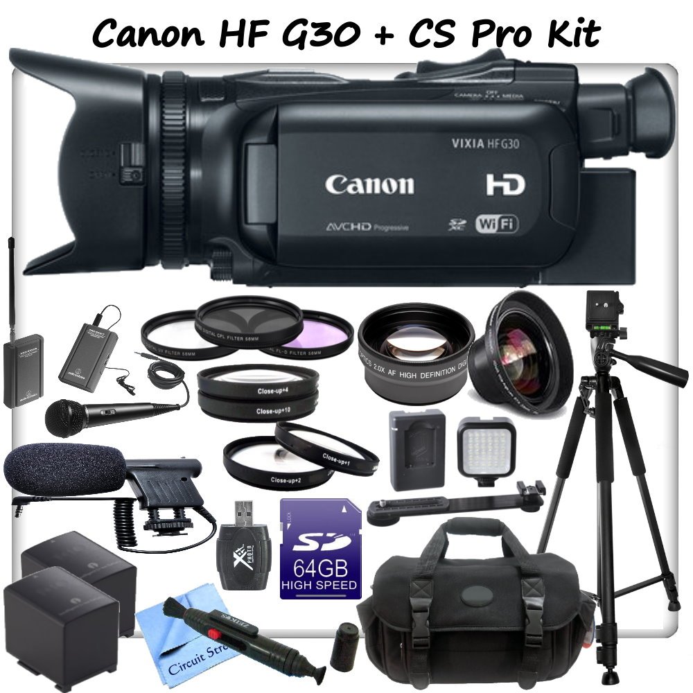 Canon Vixia Hf G30 Full Hd Camcorder Cs Reality Tv Desertcart