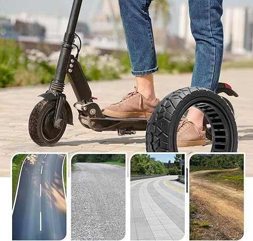 Miniatura 5 de Neumático sólido todoterreno 7060-7.5, neumático sólido sin cámara de 11 pulgadas, para scooter eléctrico Ninebot Max G3ZT3ZT3 Pro (paquete de 1)