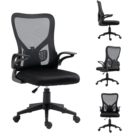 Chaise de bureau ergonomique à dossier haut confortable