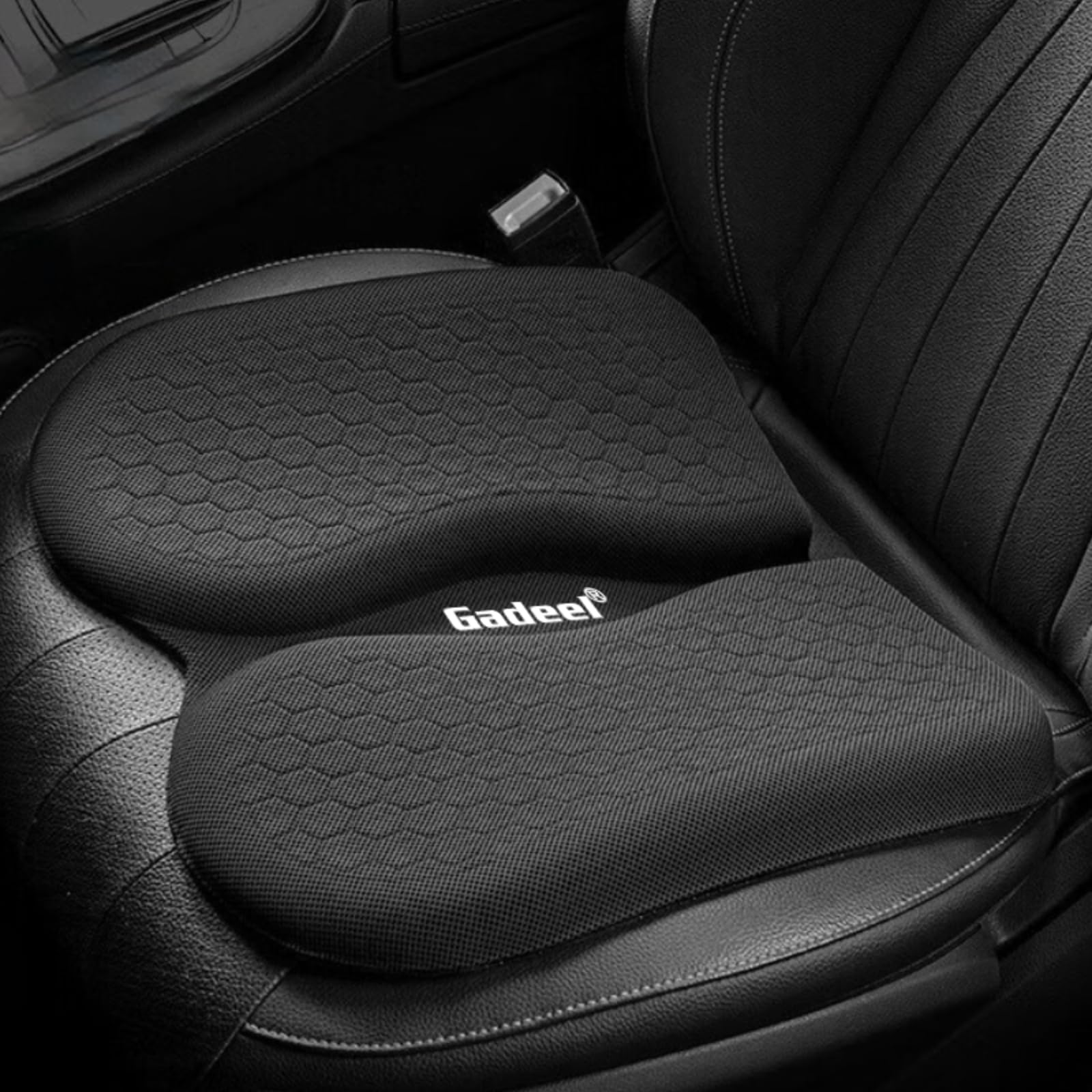 Amazon.co.jp: Gadeel 車 ゲルクッション カーシートクッション 運転用