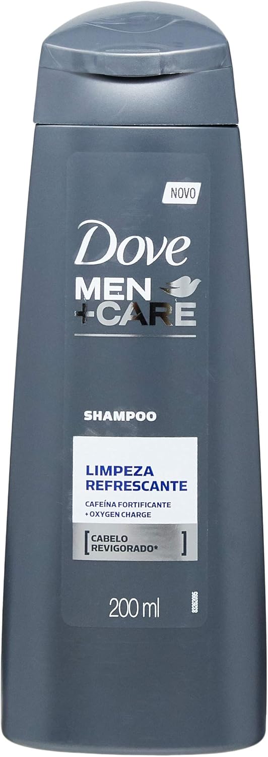 Dove Shampoo Men+Care Limpeza Refrescante 200ml, Branco