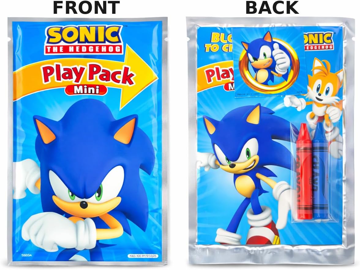 Bendon Sonic the Hedgehog Coloring and Activity Books (Mini Play Packs)